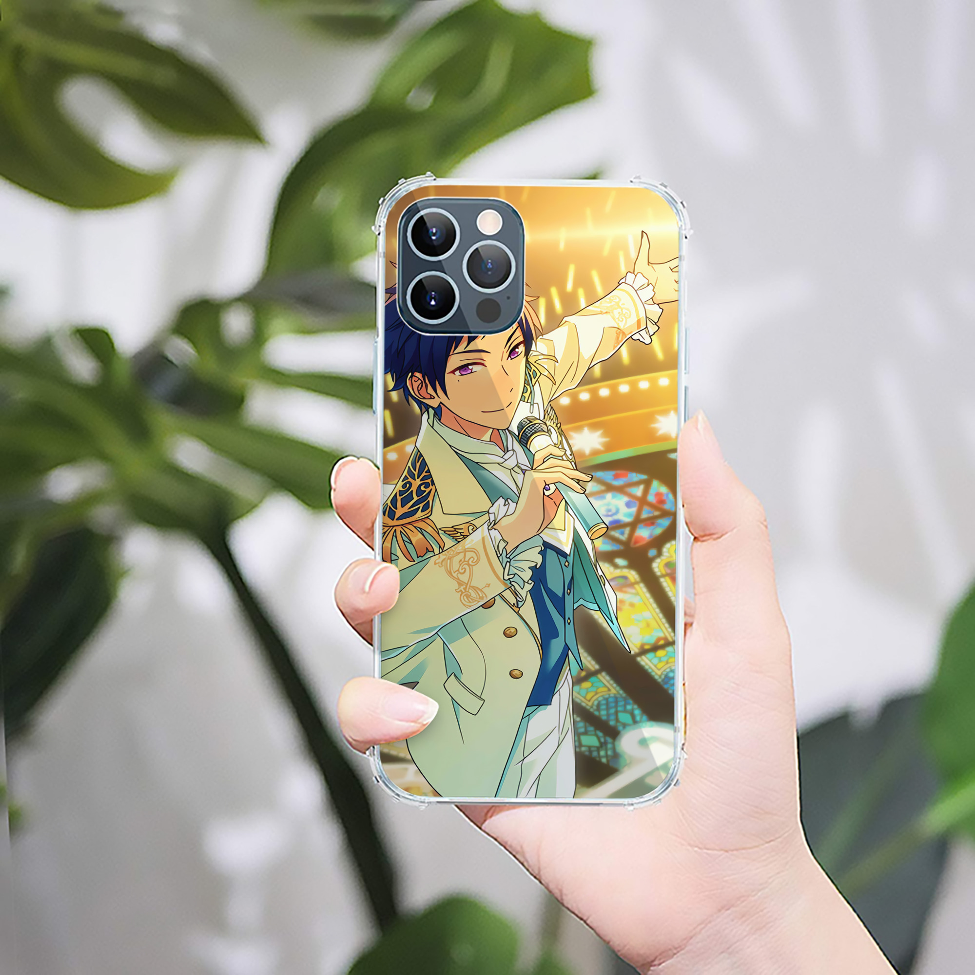 （画像用） あんさんぶるスターズ! Ensemble Stars 【iPhone 12シリーズ対応】透明スマホケース（クリアソフトケース）